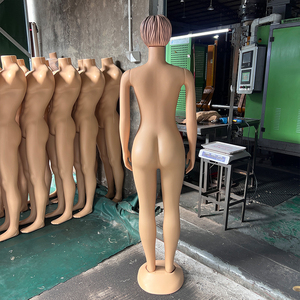 Maniquí de Plástico para Exhibición de Ropa Femenina con Pecho Grande, Cabeza y Manos, Maniquí con Cadera Grande, Talla Grande, Precio Económico - Product Image 4
