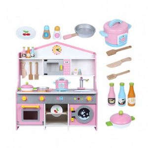 Toysrunner Wooden <b>Plastic</b> <b>Kitchen</b> Toys Set for Kids Role <b>Play</b> Cooking Colorful Fruit Vegetables-Developing Intelligence Ages 5+ - Product Image 2
