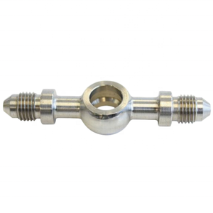 Services d'usinage CNC de précision, <span class=keywords><strong>banjo</strong></span> long en acier inoxydable sur mesure avec double extrémité 3AN - Product Image 2