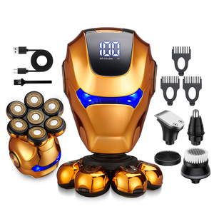 Rechargeable Seven Blade <b>Shaver</b> Set USB Powered Bald Hair Trimmer for Beards Household and Use <b>Face</b> <b>Shaver</b> - Product Image 1