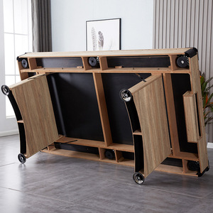 Nouvelle <span class=keywords><strong>table</strong></span> de <span class=keywords><strong>billard</strong></span> pliable 2-en-1 multifonctionnelle de 7 pieds pour adultes, jeu de snooker d'intérieur pour la maison - Product Image 5