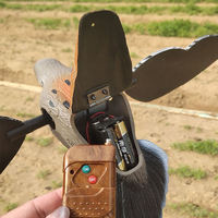 Accessoires de chasse : pigeon électrique, appât de chasse en plein air, pigeon en plastique simulé, oiseau sauvage, décoration de jardin et ornement de parc