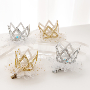 Tiara Hairclip Wholesale Gold Crown Hairclip Children <strong>Hair</strong> Accessories Kid Baby Girl Princess <strong>Barrette</strong> <strong>Hair</strong> Clip Crown for Kids