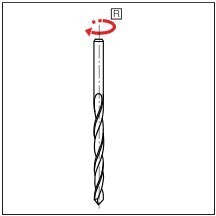 Broca helicoidal P107S3L para perforación de metales, acabado liso, 3 mm de diámetro, alto rendimiento - Product Image 3