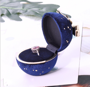 Échantillon gratuit Personnalisé Pleine Étoile Bijoux Bague De Mariage <span class=keywords><strong>Boîte</strong></span> D'emballage - Product Image 6