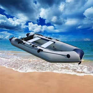 WELLSURF - Botes de Remo Inflables Profesionales para 3-9 Personas, Bote de Velocidad con Piso de Aluminio, Kayak de Pesca Resistente al Desgaste 01 - Product Image 2