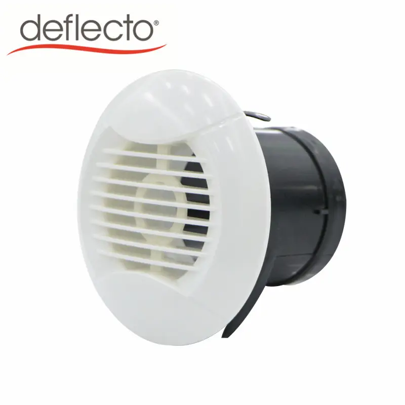 3 Inch ABS white louver air outlet with sealed filter 4 Inch Vent hood Exterior Wall Vent Hood Outlet
