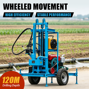 <b>Mini</b> Water Well <b>Drilling</b> Rig Portable Diesel Hydraulic Borehole <b>Drilling</b> Machine Small Water <b>Drilling</b> Rig for Civil Well Rig - Product Image 3