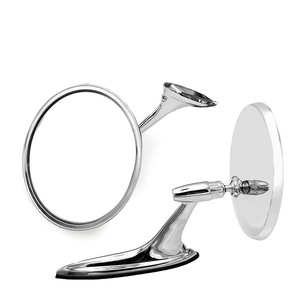 FLYQUICK Rétroviseurs latéraux gauche et droit pour voiture classique rétro argentée, exclusivité transfrontalière - Product Image 5
