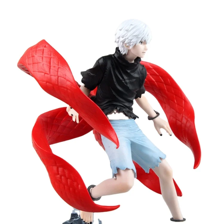 ร้อน22.5เซนติเมตรโตเกียวGhoul Kaneki Kenการ์ตูนญี่ปุ่นตัวละครPVC Action Figure