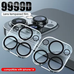 Lot de 4 films de protection en verre trempé HD anti-rayures pour l'écran arrière et l'objectif de l'appareil photo des iPhone 13, 14, 15, 16 et 17 Pro - Product Image 2
