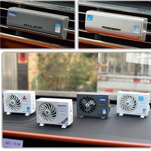 Creative Mini Air Conditioner Shape Long Lasting Auto Interior Scent Miniature AC Model <strong>Car</strong> Air Freshener Perfume - Product Image 4