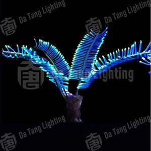 Luz LED con forma de árbol de coco, decoración con temática de paraíso tropical para jardín exterior, resort y exhibición junto a la piscina. - Product Image 5