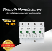 Parafoudre industriel 4P T2 AC 420V 40-80kA de haute qualité pour système solaire, disponible en ODM/OEM par l'usine LeiHao