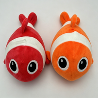 Jouets en peluche d'animaux marins mignons, créatures océaniques douces pour enfants, décoration sur le thème de la plage et cadeaux de fête