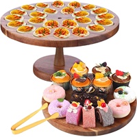 Duurzame houten bord met plantenpatroongravure, milieuvriendelijke schaal voor gedroogd fruit, desserts, snacks, cake en brood voor feestjes