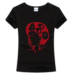 Camisetas de manga corta de verano para mujer, camisetas 100% de algodón, maquillaje - Product Image 1