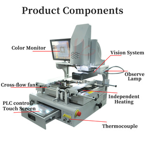 Máquina de soldadura BGA CCD de gama alta, estación de retrabajo BGA automatizada a La para servidor de computadora y condición de placa de circuito, nuevo - Product Image 3