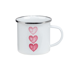 Conception élégante écologique logo personnalisé couleurs fonte cadeau extérieur métal acier émail bougie cire tasse tasse pour le camping - Product Image 6