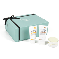 Couronne gagner mystère beauté cosmétique peau maquillage pr boîte carton pliant boîtes d'emballage avec ruban cajas de carton boîtes en papier