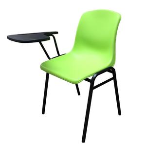School Suppliers Wholesale Student Training Chair <strong>Study</strong> PP Plastic Chair With Writing <strong>Pad</strong> - Product Image 2