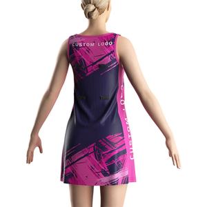 Uniformes de Netball y Tenis para Mujer: Conjuntos de Falda y Top de Secado Rápido para Entrenamiento y Competición, Impresión Personalizada del Fabricante - Product Image 6