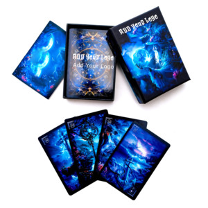 Cá nhân tăng vàng hộp đồ trang sức tùy chỉnh in gốc cổ điển Tarot Oracle thẻ bán buôn thẻ chơi cho gia đình sử dụng - Product Image 3