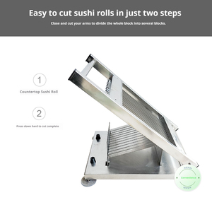 304 Roestvrijstalen Handmatige Zeewier <span class=keywords><strong>Sushi</strong></span> Rolsnijmachine/Draagbare <span class=keywords><strong>Sushi</strong></span> Rolsnijmachine - Product Image 3