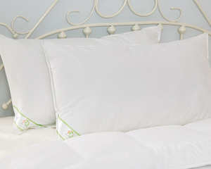 หมอนขนเป็ดแพ็คคู่2025โพลีเอสเตอร์ผ้าฝ้ายโพลีเอสเตอร์กันขนอ่อน - Product Image 2