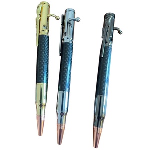 Bolígrafo creativo de acción de perno en forma de bala, Clip de diseño de rifle con logotipo personalizado, nuevo diseño, regalo de negocios, escritura de 1,0mm, estilo de mosquete de Metal - Product Image 4