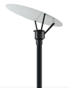 Lampadaire de jardin LED en aluminium pour <span class=keywords><strong>extérieur</strong></span>, indice de protection IP65, <span class=keywords><strong>avec</strong></span> alimentation secteur pour l'éclairage des parcs, des routes et des cours - Product Image 1