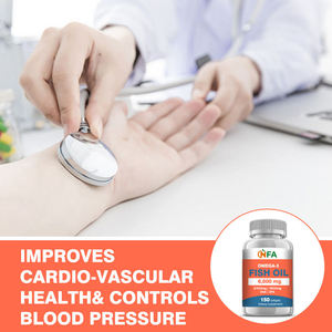 Số lượng 2025 biển sâu 6000 mg Omega-3 dầu cá viên nang mềm hỗ trợ DHA và EPA cao cho các sản phẩm sức khỏe Tâm thần và thể chất - Product Image 6