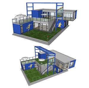 कार्यालय भवन अपार्टमेंट दूरस्थ जीवन के लिए आधुनिक डिजाइन के साथ लक्जरी फ्लैट पैक इंसुलेटेड कंटेनर हाउस - Product Image 6