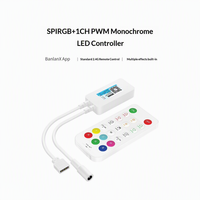 Contrôleur de musique LED SPI RGB Dream Color PWM Monocouleur 5-24V DC pour éclairages de scène à LED Pixel et accessoires d'éclairage