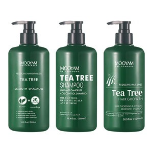 3 tipi di <span class=keywords><strong>Shampoo</strong></span> con olio di Tea Tree per capelli Anti-caduta <span class=keywords><strong>e</strong></span> Anti-forfora <span class=keywords><strong>e</strong></span> Anti-forfora <span class=keywords><strong>e</strong></span> olio per il controllo dello <span class=keywords><strong>Shampoo</strong></span> MOOYAM nutriente <span class=keywords><strong>e</strong></span> liscio - Product Image 2