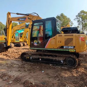 รถขุดมือสอง SANY SY135C รถขุด 13 ตัน อุปกรณ์ก่อสร้างขนาดกลาง ยี่ห้อจีน SANY รถขุด 135 ตัน ขาย - Product Image 2