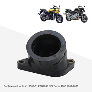GOOFIT Coupleur de collecteur d'admission pour moto Adaptateur d'interface de carburateur pour moto Remplacement pour YAMAHA FZS1000 <span class=keywords><strong>FZ1</strong></span> Fazer 1000 - Product Image 5