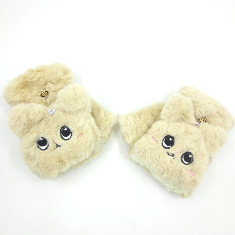 Женские модные милые перчатки с котом, оптовая продажа, теплые зимние перчатки с защитой животных