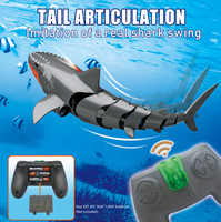 AiJH Nouveau Design Outdoor RC Boat Toys Simulation Waterproof 2.4G RC Shark Animal Toy Sale Remote Control Shark