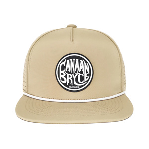 BSCI Custom 5 Panel <strong>Khaki</strong> Pvc Rubber Patch Logo Quick Dry Gorras Golf Sport Rope Cap 100% Polyester Baseball <strong>Hat</strong> for Men Women - Product Image 2