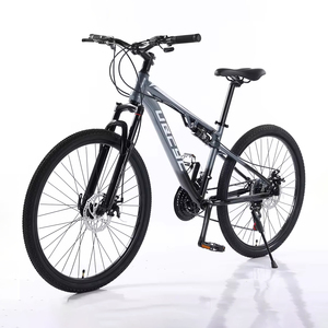 Vélo tout-terrain 29 pouces à suspension intégrale, freins à disque, 24 vitesses, cadre en acier léger, FHG-016, cadre en acier et léger pour L - Product Image 3