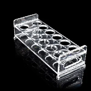 40mm Aperture Round Holes 12 Cup Holders Acrylic Wine Glass Rack Acrylic Drink Rack Holder