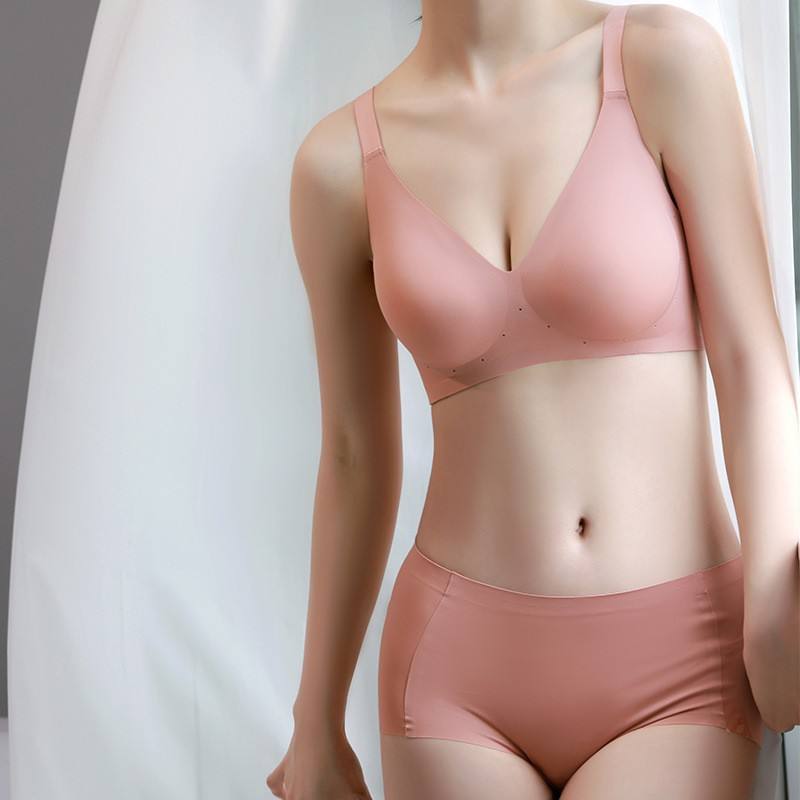 2023 Factory Wholesale Seamless Underwear Breathable Comfortable Lingerie Bra and Panty Set Briefs