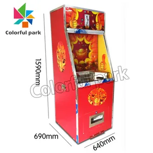 Colorfulpark Verlossing Arcade Game Machine, Ticket Verlossing Game Machine, Munt Pusher