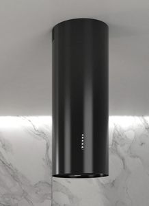 Black Round Island <b>Cooker</b> Hood Diameter 35cm Black Cylindal Island Range Hood for Kitchen 200W 800m3h Exhaust Smart Cylindrical - Product Image 1