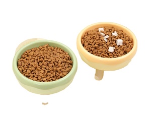 Bán buôn nhỏ/lớn Nhựa nâng cao thức ăn cho mèo và bát nước tròn tự động nạp vật nuôi cho chó và chó con làm bằng PP - Product Image 2