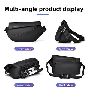Bolso Bandolera de Alta Gama para Hombre, Estilo Motero, Impermeable, Portátil, Modelo de Tendencia Transfronteriza - Product Image 2