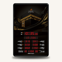Horloge numérique murale/de bureau Azan Islamique, grand format, pour la prière de la mosquée, idéale comme cadeau du Ramadan – Vente directe usine