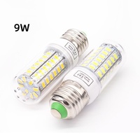 Ampoule à maïs LED G9 E12 E14 B22 E27 E26 GU10 10W 85-265V source d'économie d'énergie sans scintillement SMD5730 360 degrés
