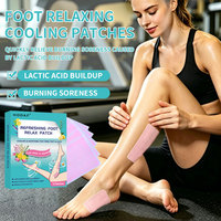 Patch Rafraîchissant OEM/ODM pour les Pieds – Soulagement Longue Durée des Douleurs Musculaires, Patch Rafraîchissant Apaisant pour les Pieds et les Jambes Anti-Fatigue